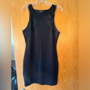 Forever 21 Black Lace Detail Top